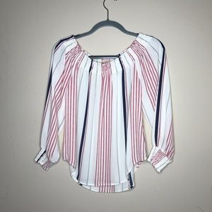 Striped Off-Shoulder Top